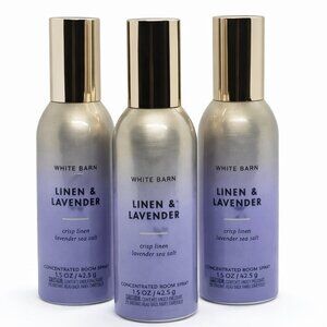 Bath & Body Works 3Pack LINEN & LAVENDER Room Spray